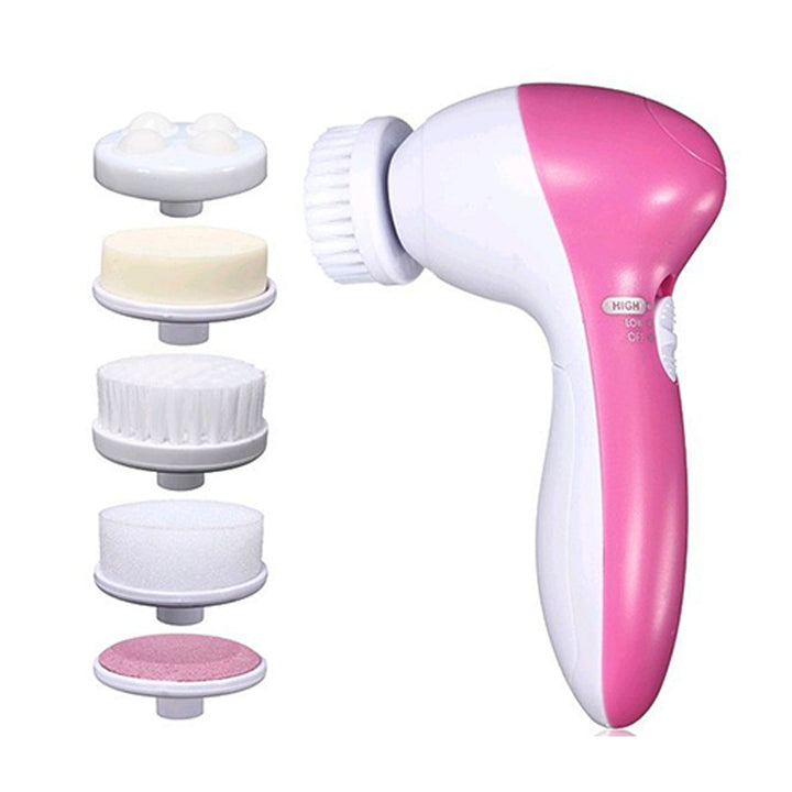 Mini Masajeador Limpiador Facial 5 En 1 Cuidado Rostro