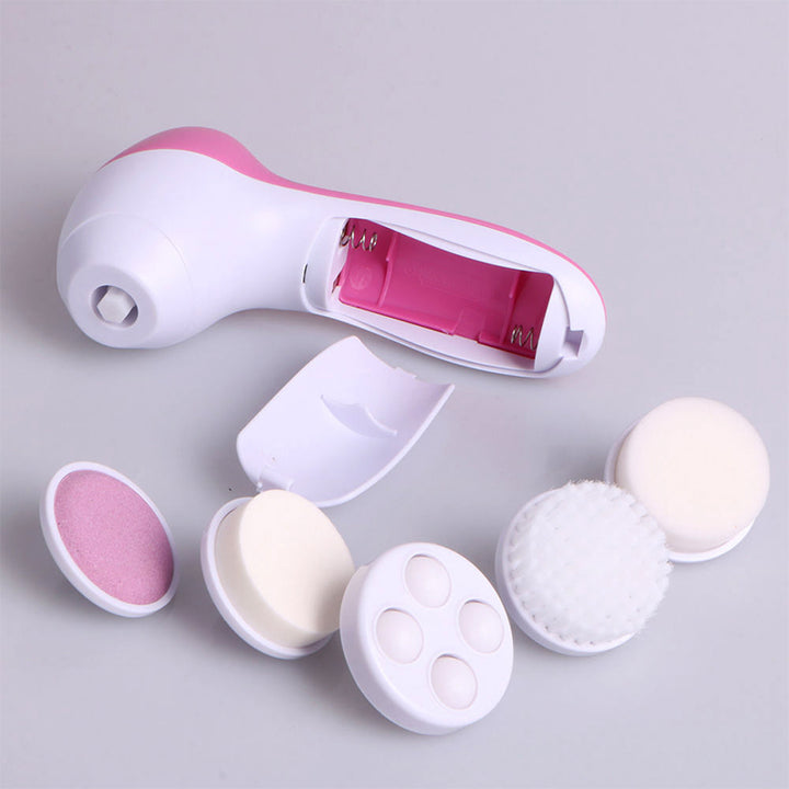 Mini Masajeador Limpiador Facial 5 En 1 Cuidado Rostro