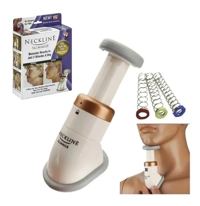 Reductor Quita Papada Facial Masajeador De Cuello 3 Niveles